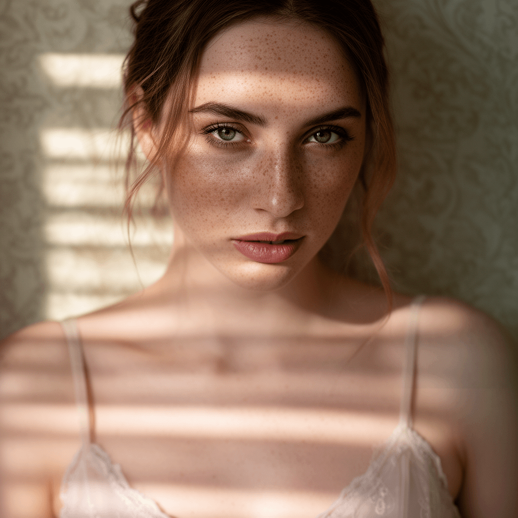 Intimate Portrait example generated with Flux 2