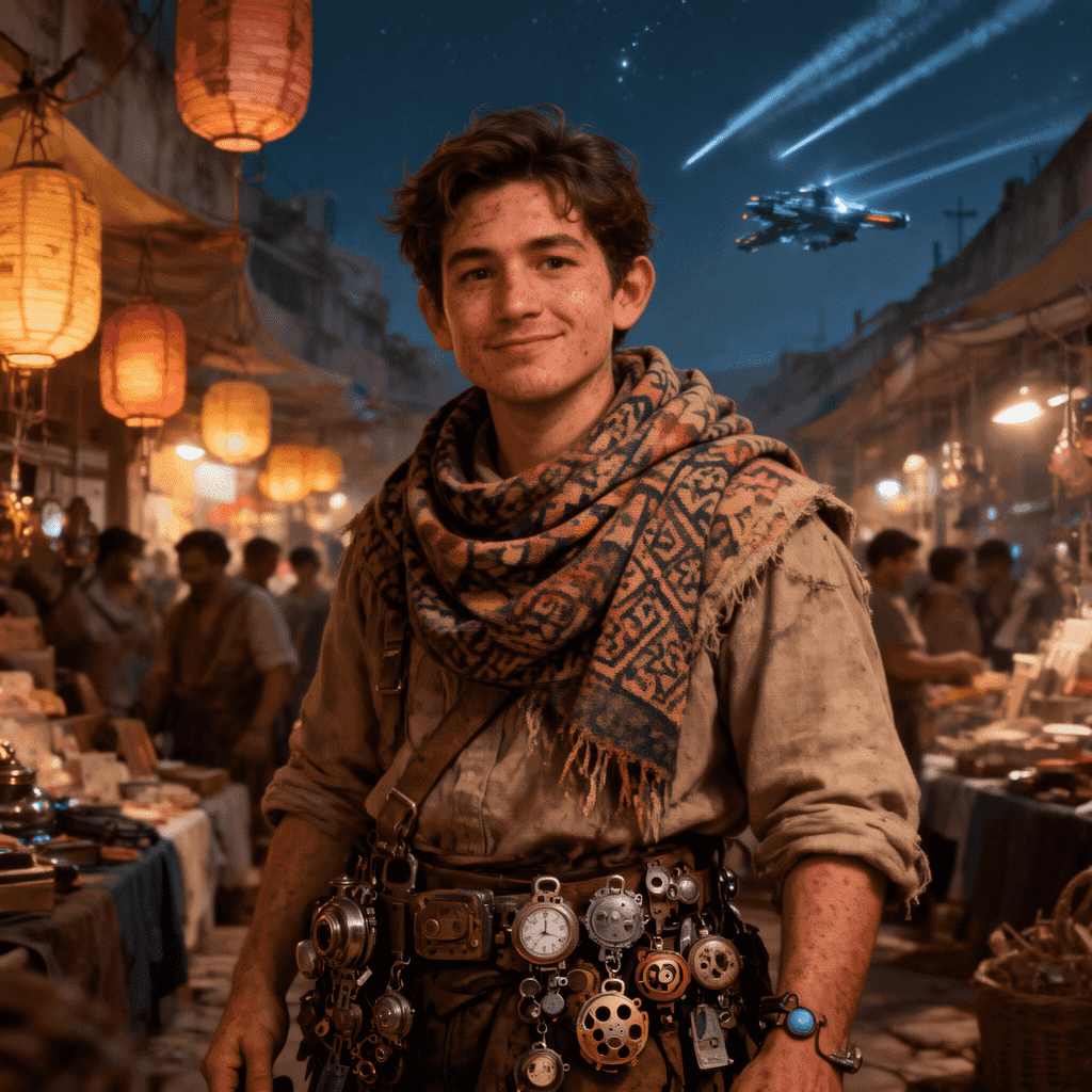 Intergalactic example generated with Flux 2