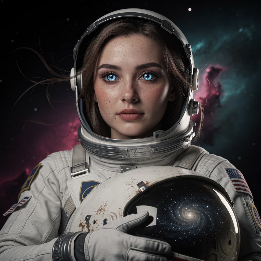 Galaxy example generated with Flux 2 Pro