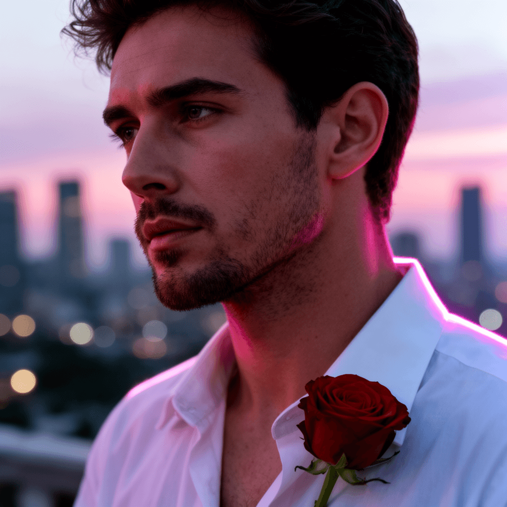 Roses & Romance example generated with Flux 2