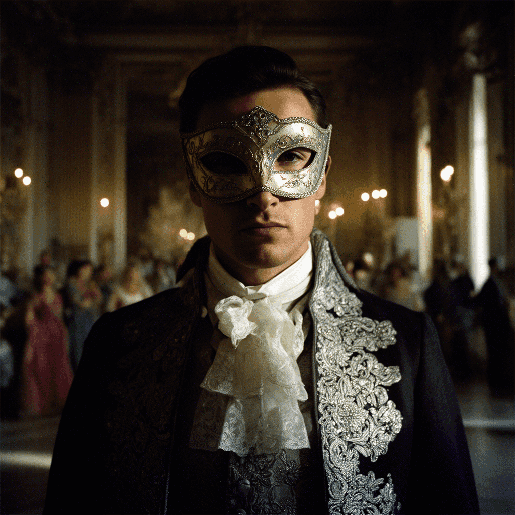 Masquerade Ball example generated with Flux 2