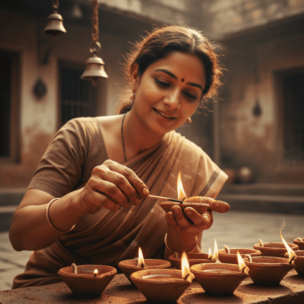 Traditional example generated with Nano Banana