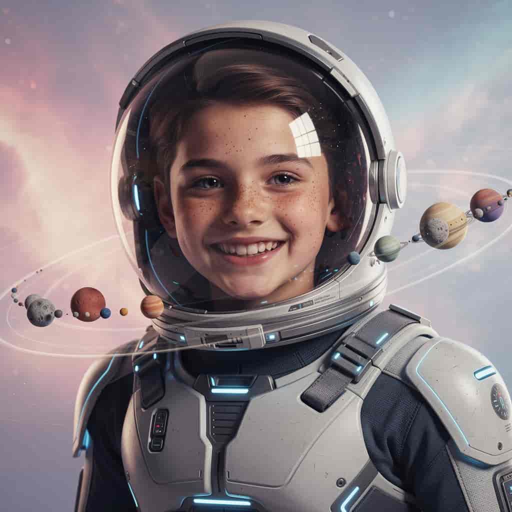 Space Explorer example generated with Flux 2 Pro