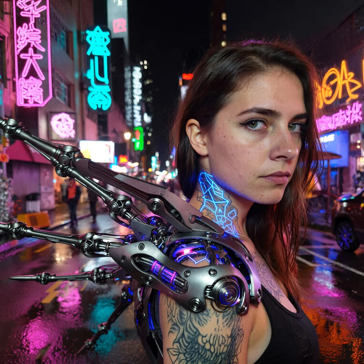 Futuristic Cyborg example generated with ImagineArt 1.5