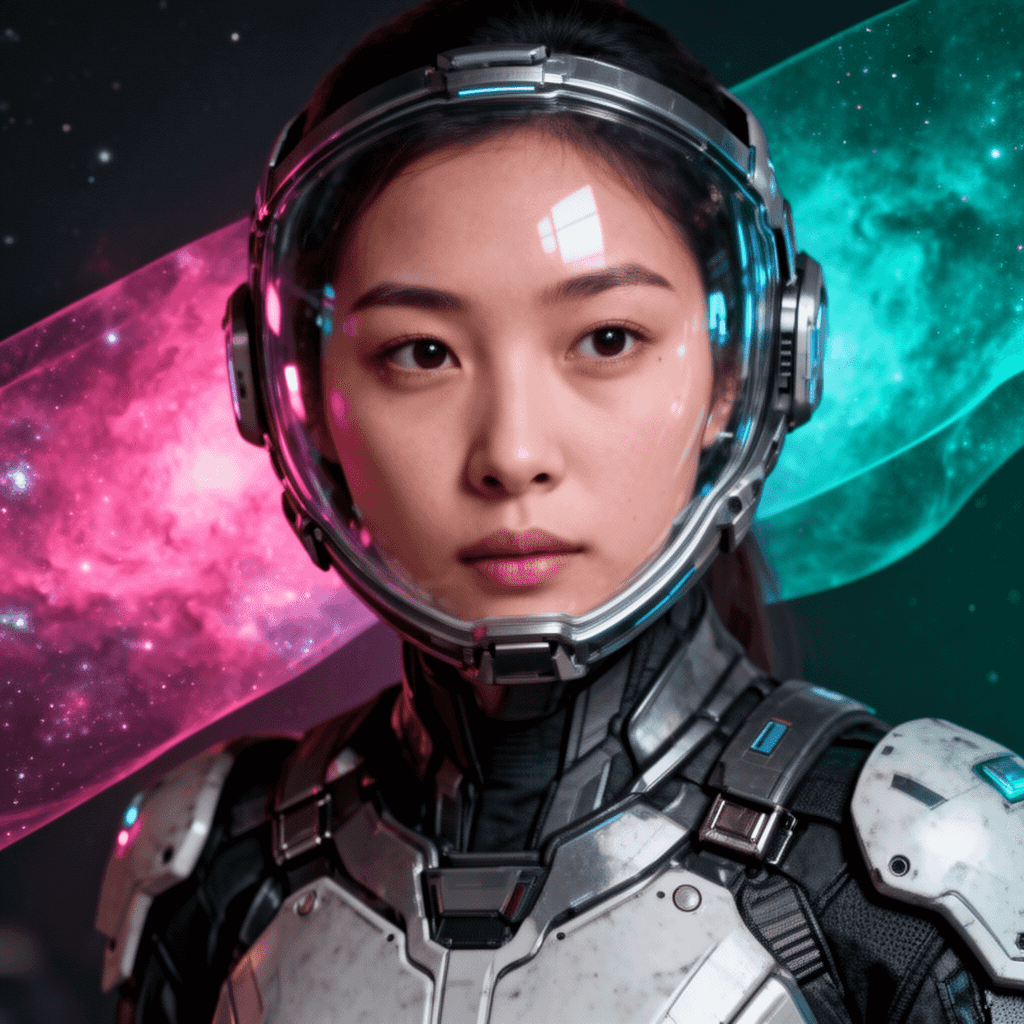 Space Explorer example generated with Flux 2