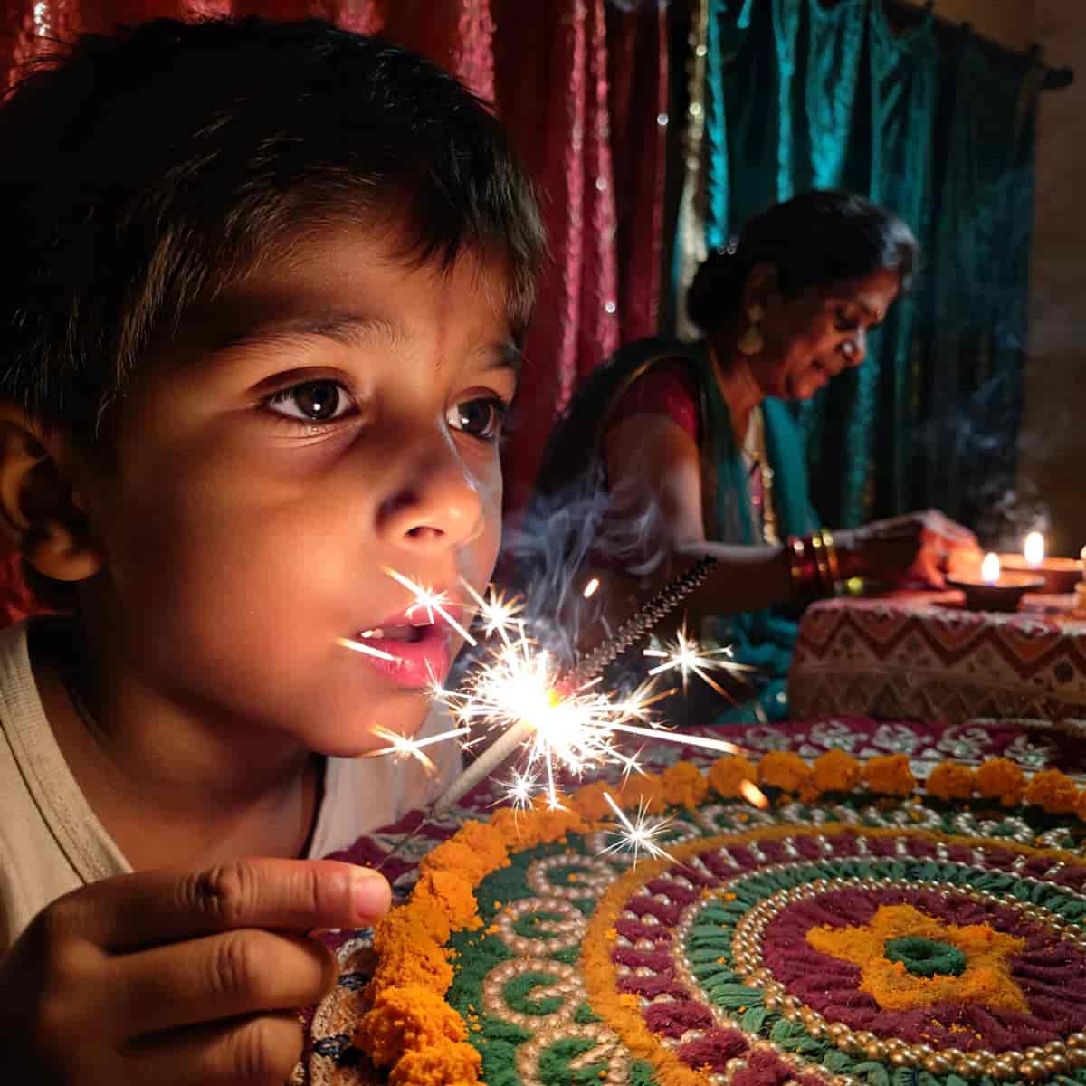 Diwali Festival example generated with ImagineArt 1.5