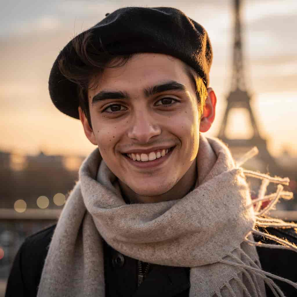 Parisian example generated with Flux 2 Pro