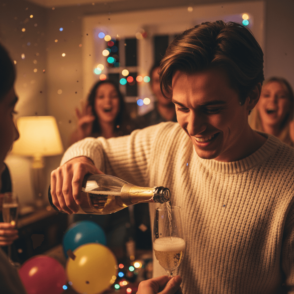 Casual Party example generated with Nano Banana