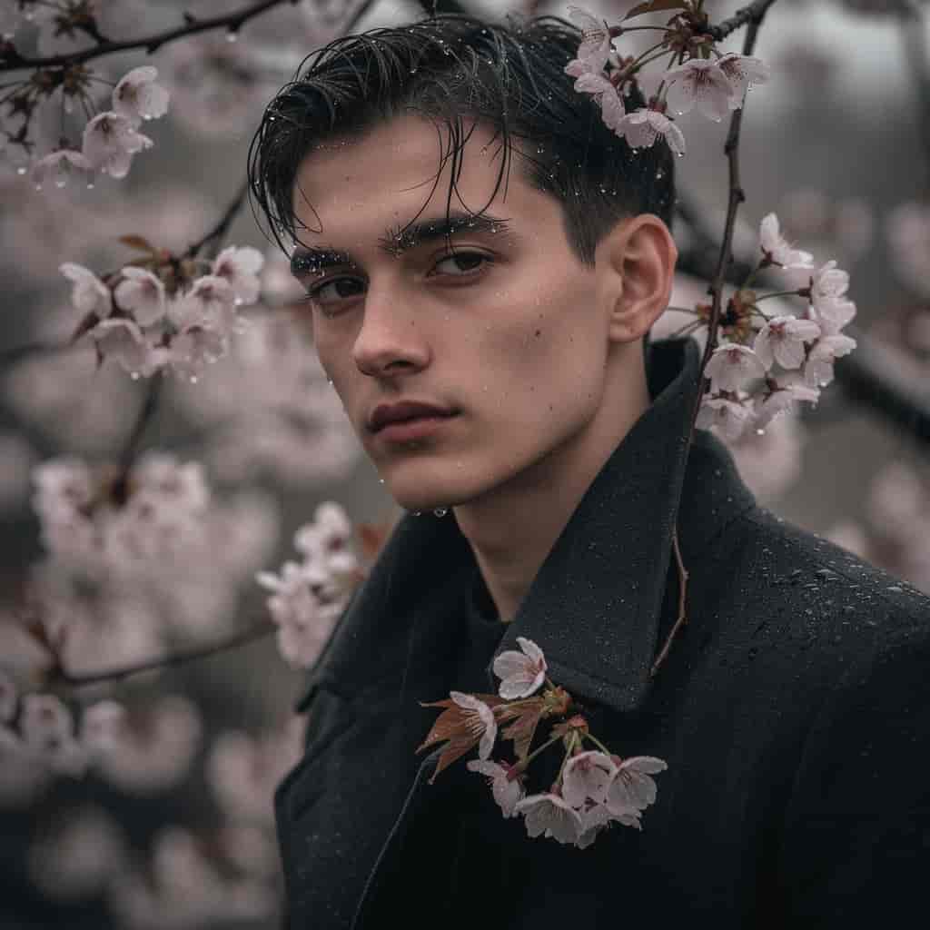 Sakura Garden example generated with Flux 2 Pro