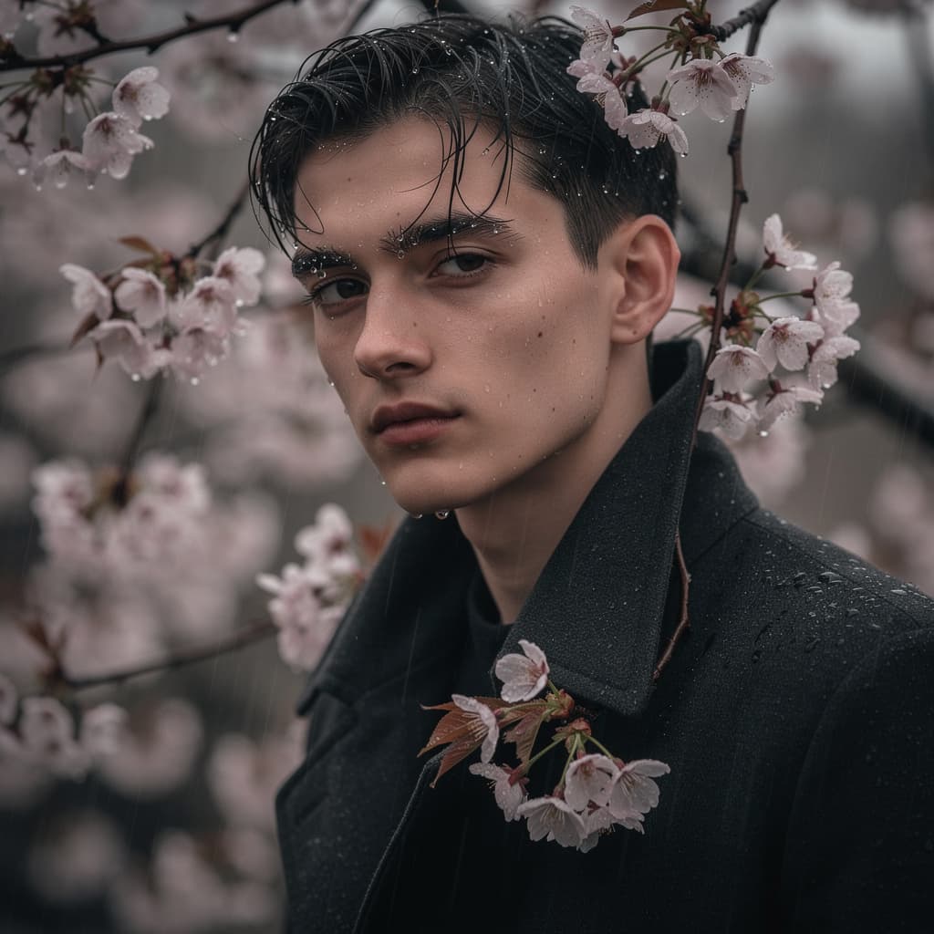 Sakura Garden example generated with Flux 2 Pro