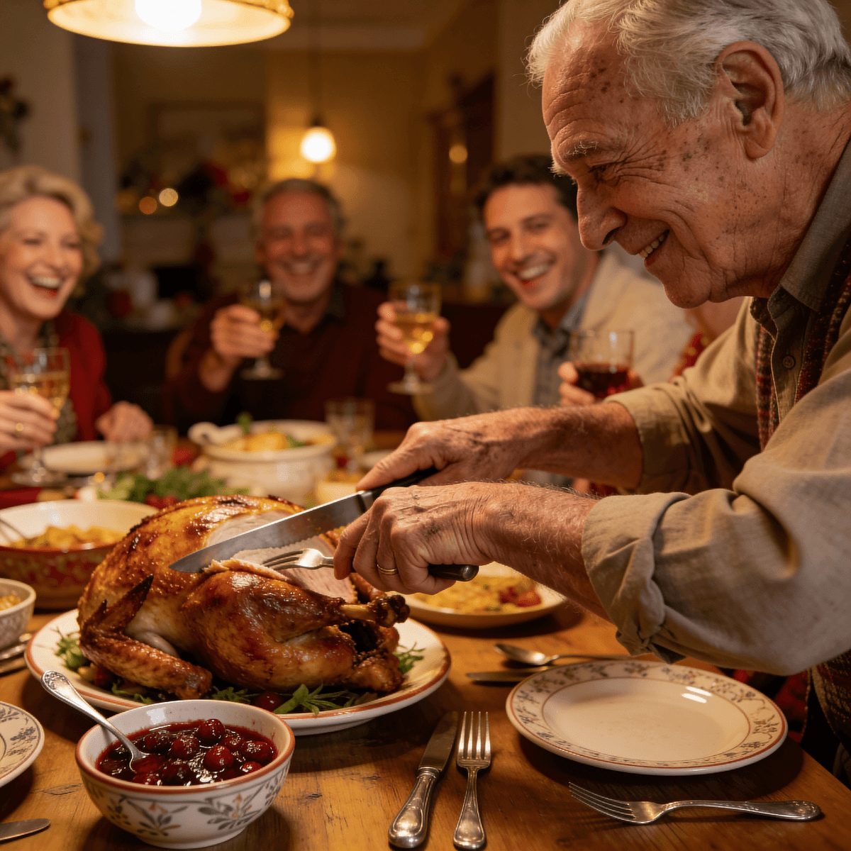 Festive Thanksgiving example generated with ByteDance SeeDream v4.5