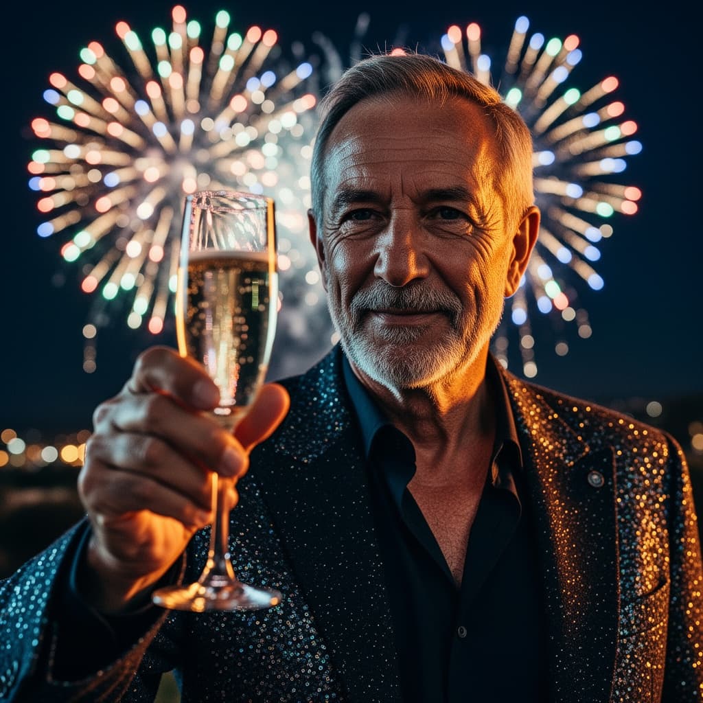 Fireworks example generated with Flux 2 Flex