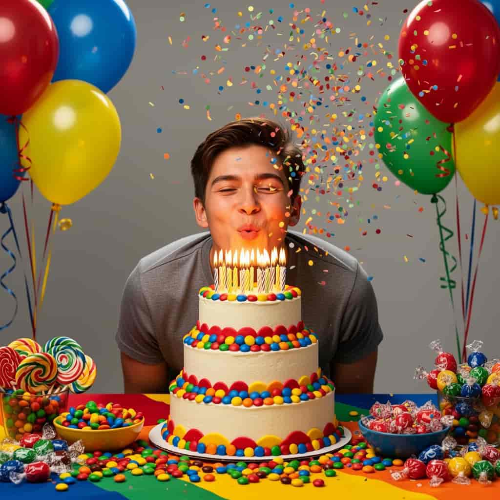 Birthday example generated with Flux 2 Flex