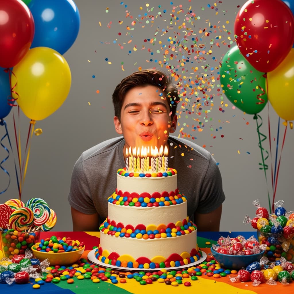 Birthday example generated with Flux 2 Flex