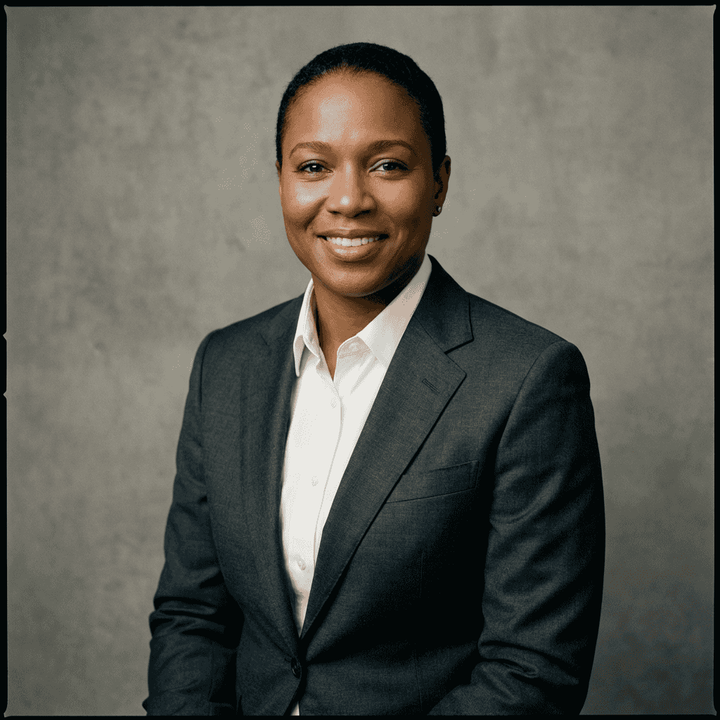 Corporate headshot generated with Nano Banana Pro