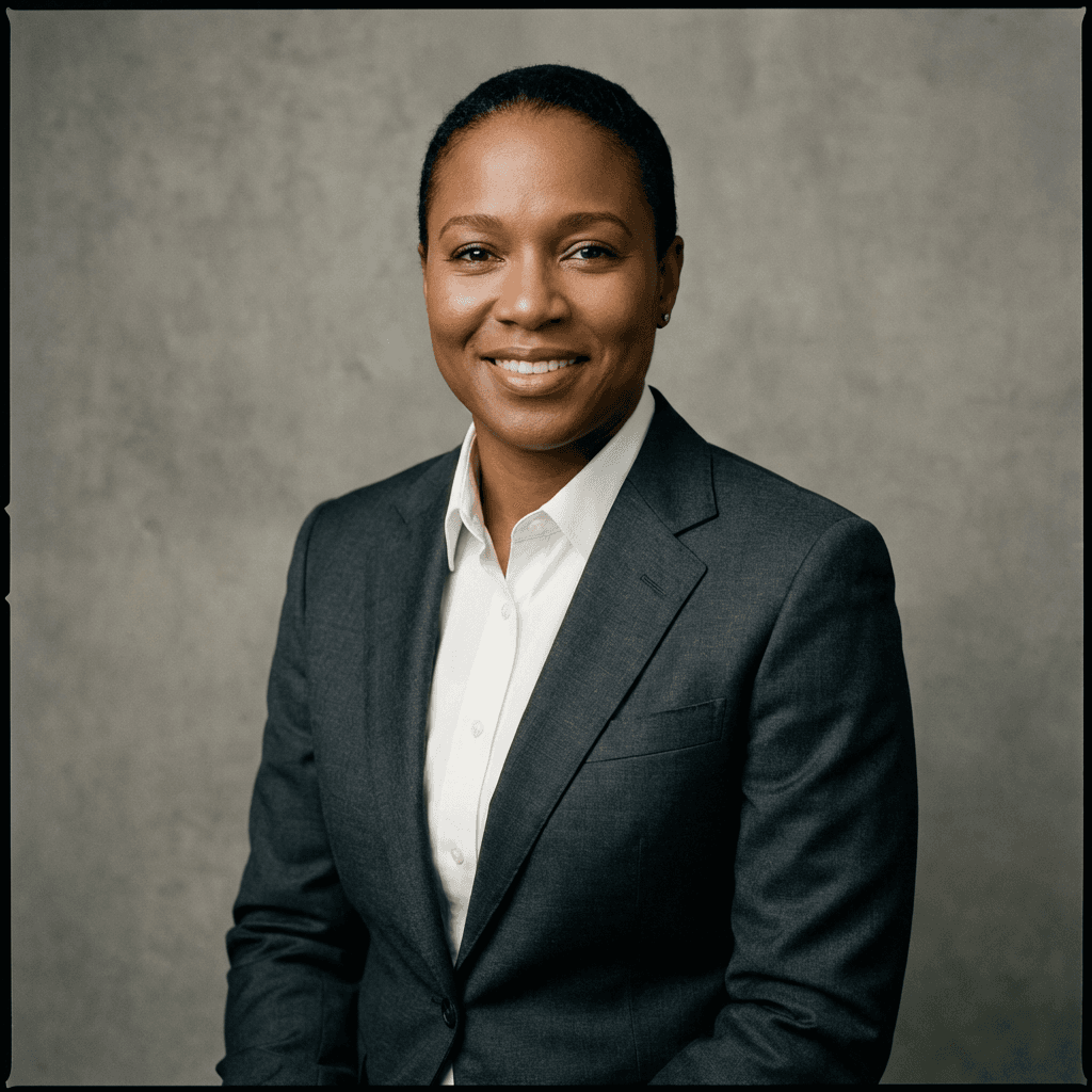 Corporate headshot generated with Nano Banana Pro