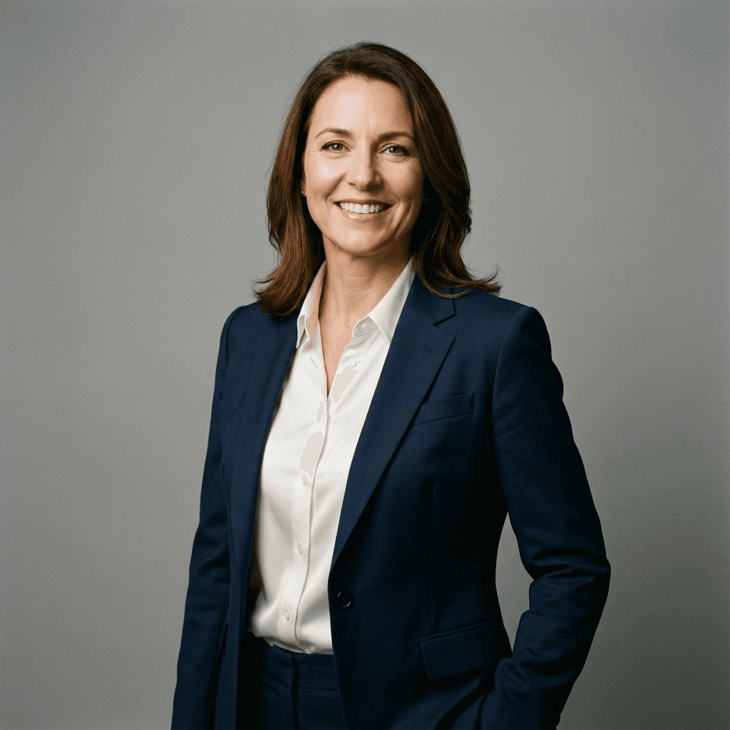 Corporate headshot generated with Nano Banana Pro