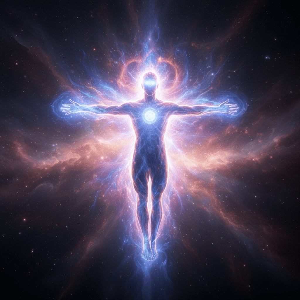 Cosmic Power example generated with Flux 2