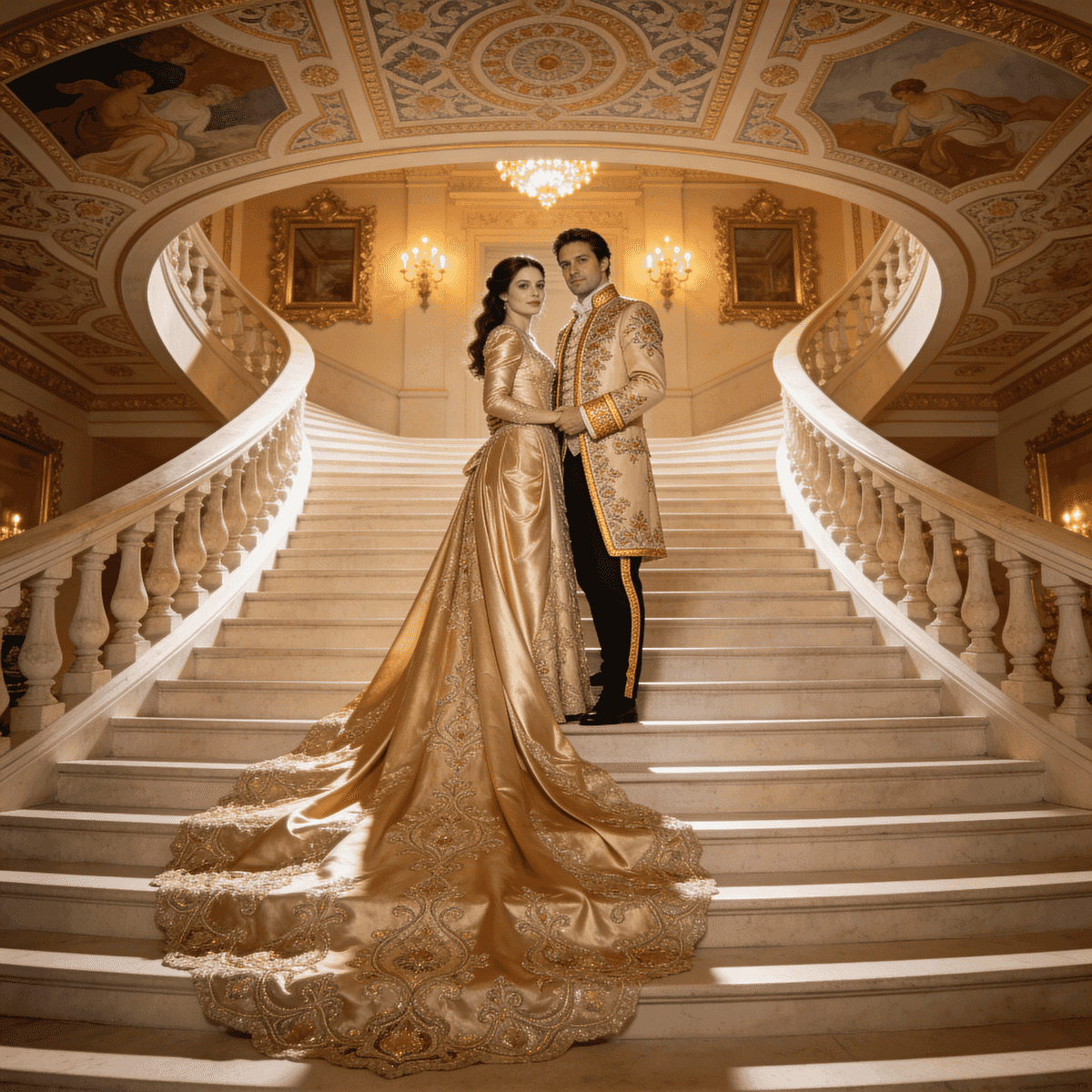 Gilded Glamour example generated with ByteDance SeeDream v4.5