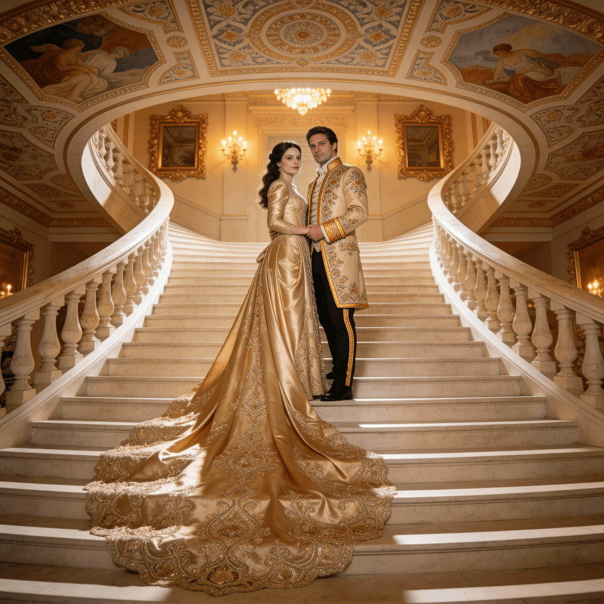 Gilded Glamour example generated with ByteDance SeeDream v4.5