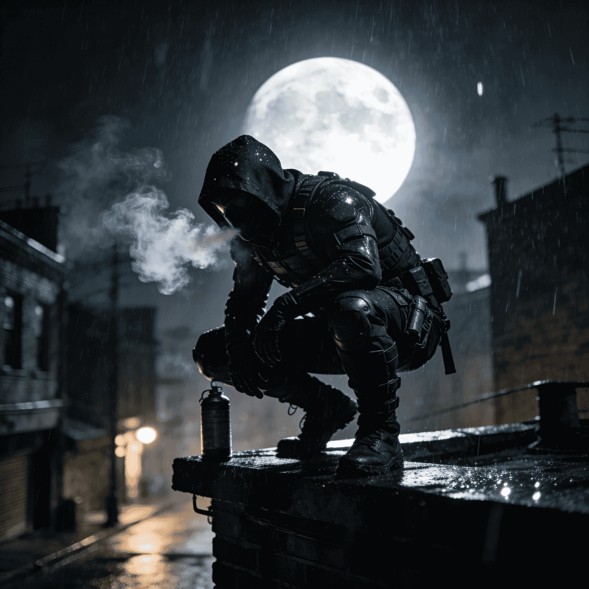 Stealth Hero example generated with ByteDance SeeDream v4.5