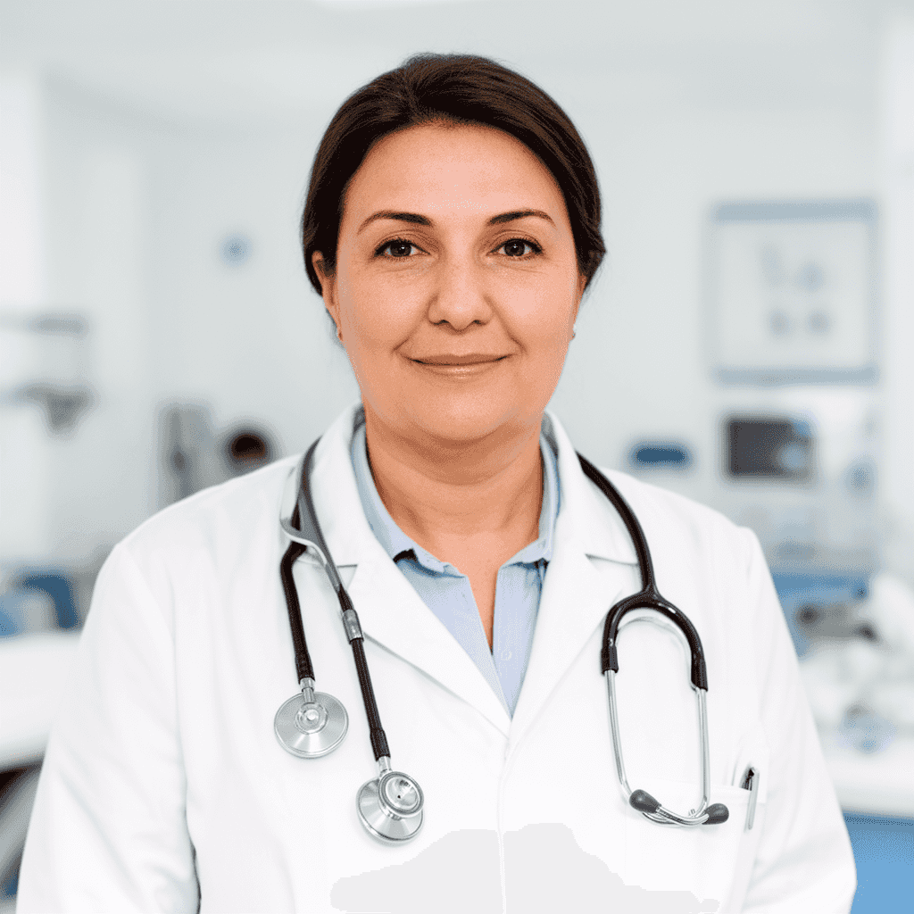 Medical Professional headshot generated with Flux 2