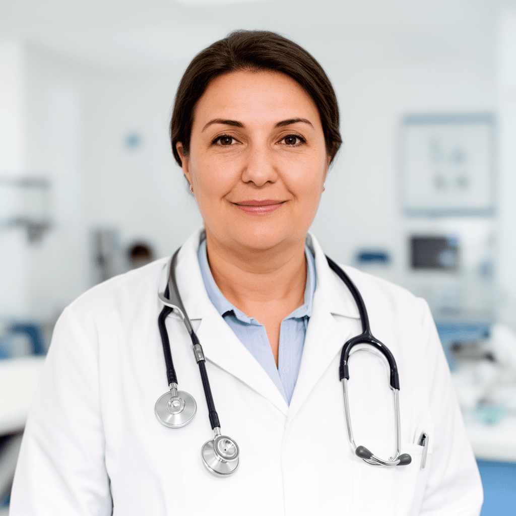 Medical Professional headshot generated with Flux 2