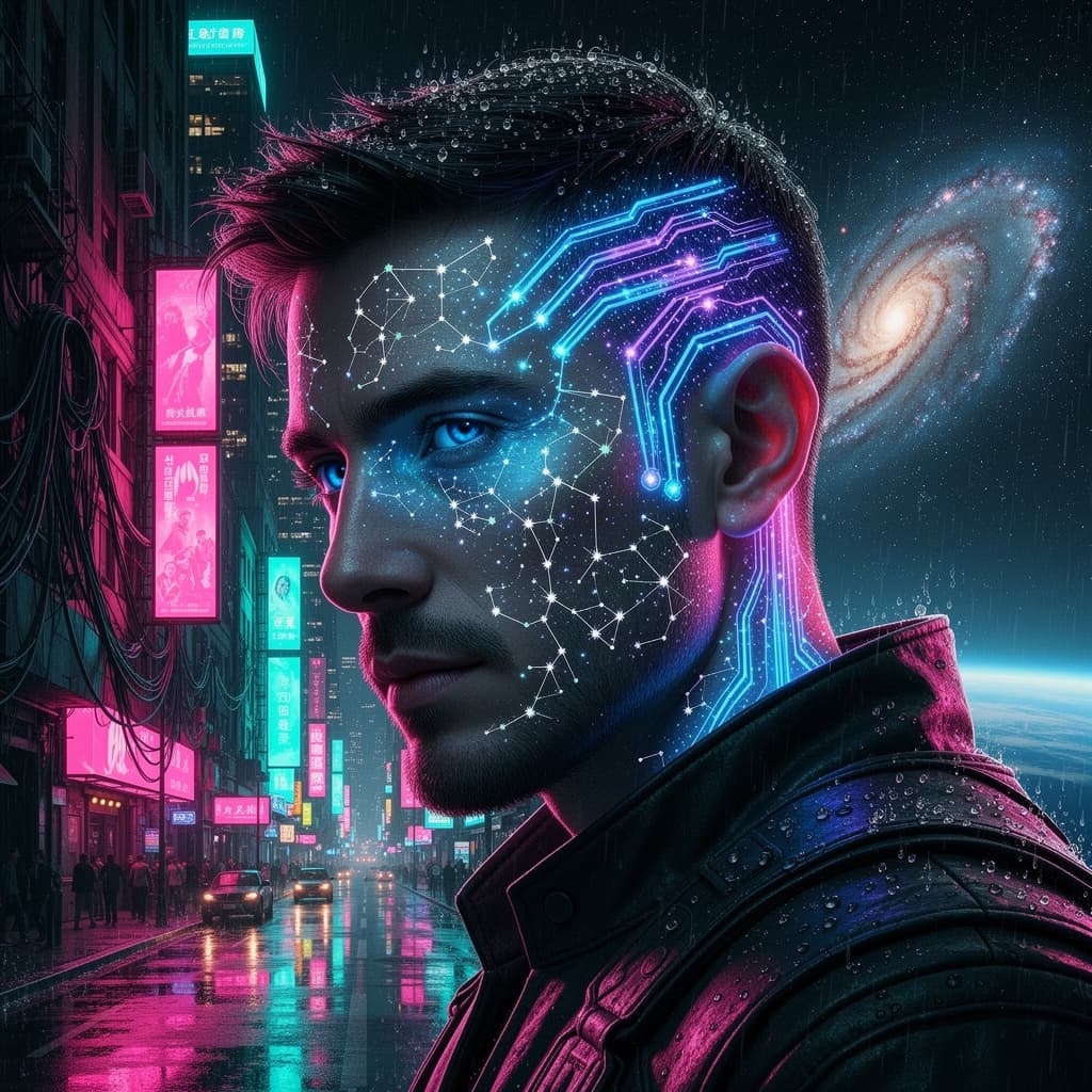 Cosmic example generated with Flux 2 Flex