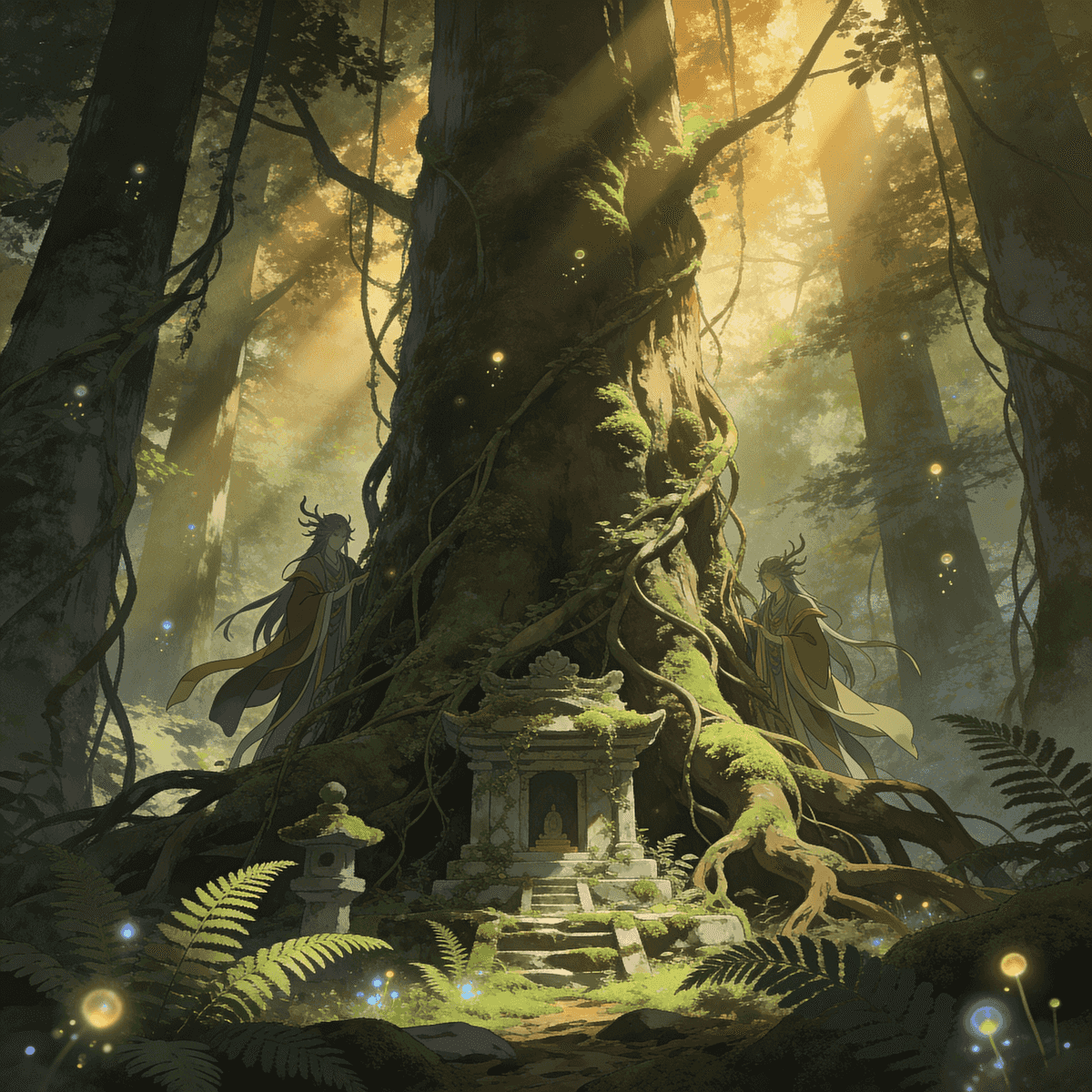 Forest Spirits example generated with ByteDance SeeDream v4.5