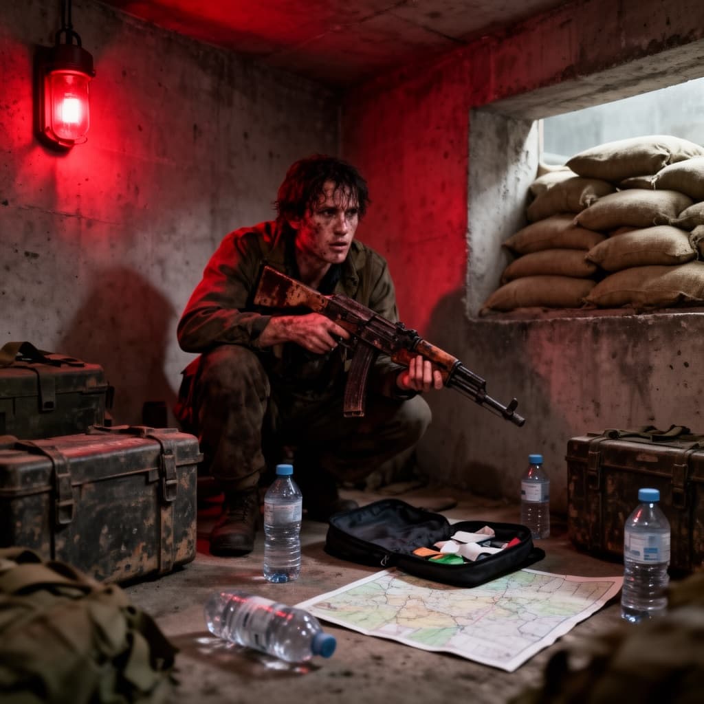 Bunker Defense example generated with Flux 2 Flex