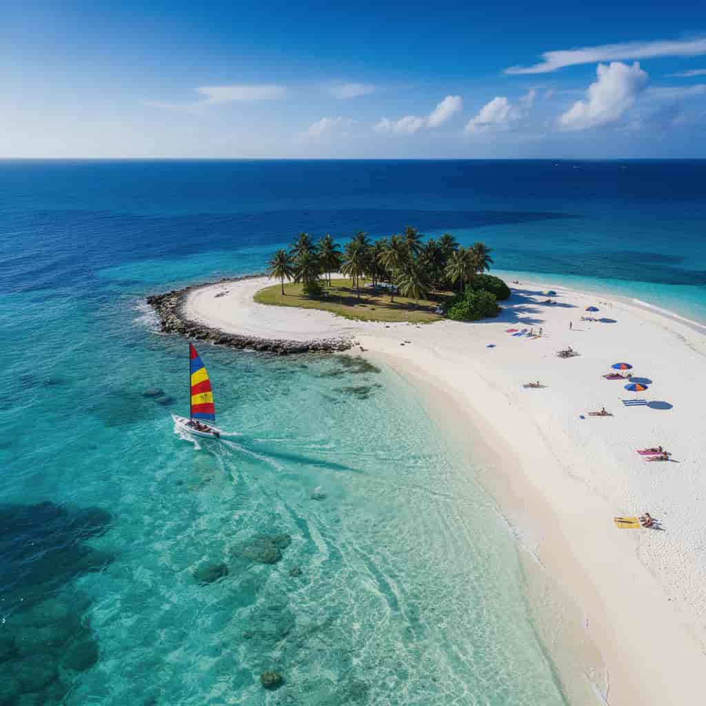 Tropical Paradise example generated with Flux 2 Pro