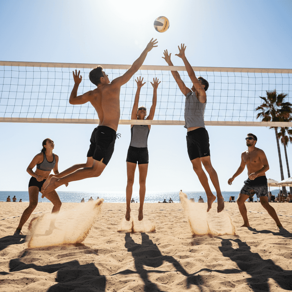 Beach Sport example generated with Nano Banana