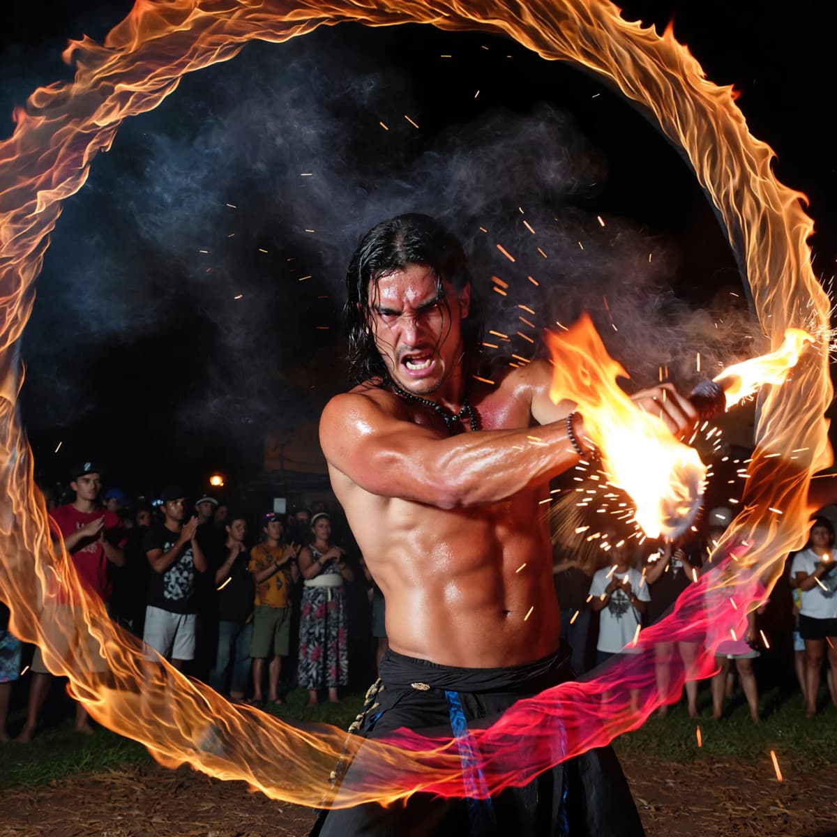 Fire Dancer example generated with ImagineArt 1.5