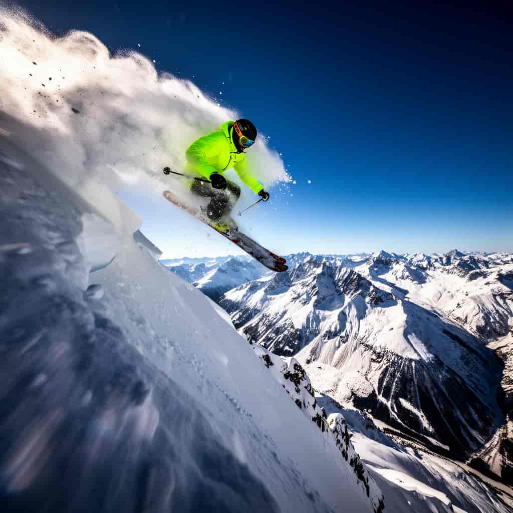 Snowboarding example generated with Flux 2 Flex