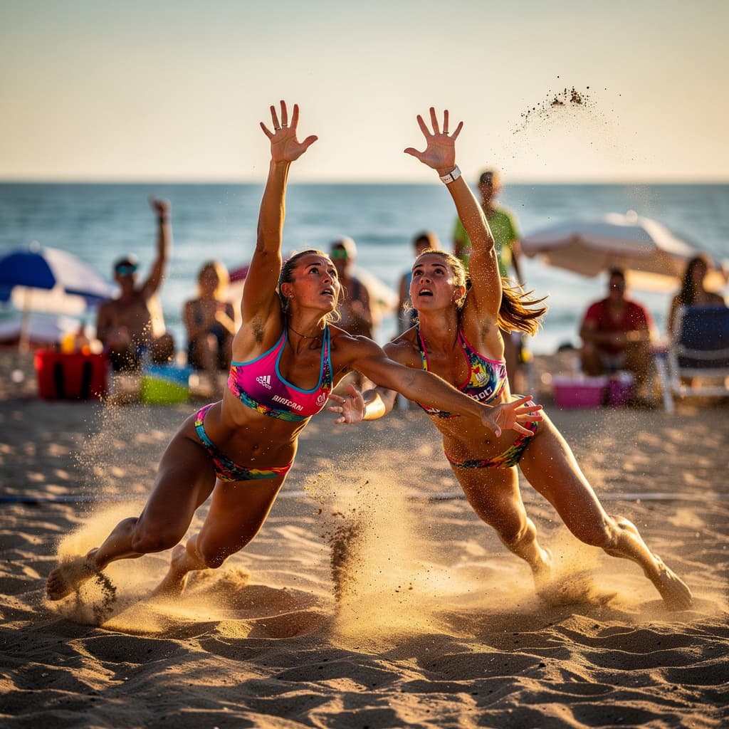 Beach Volleyball example generated with Flux 2 Pro