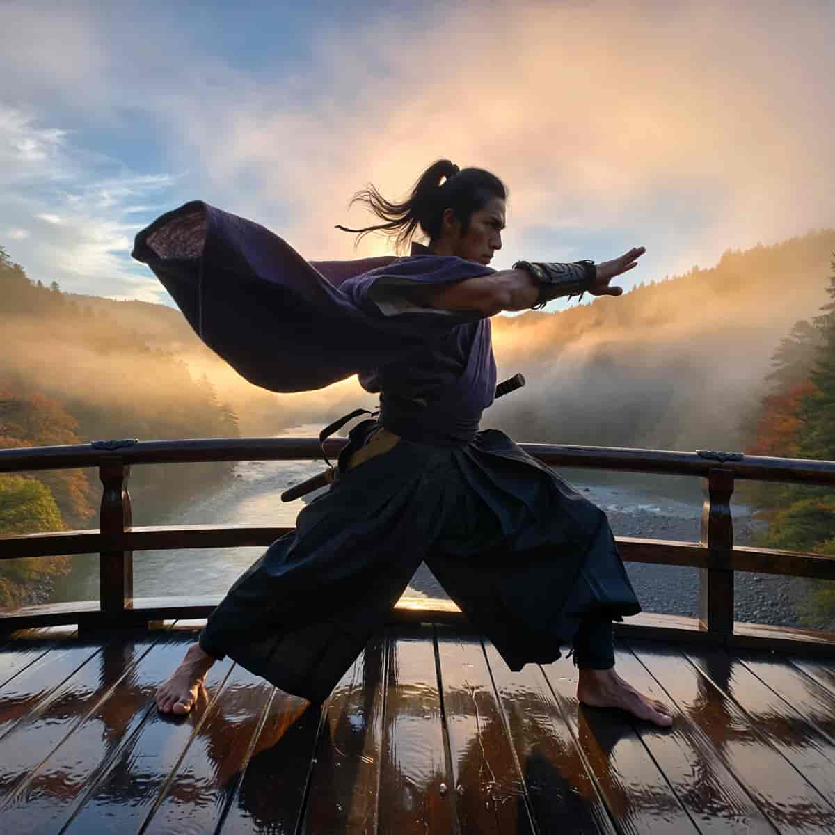 Martial Arts example generated with ImagineArt 1.5