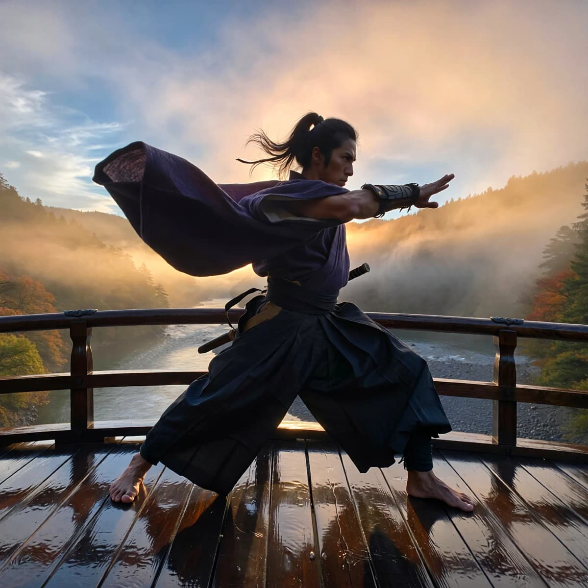 Martial Arts example generated with ImagineArt 1.5