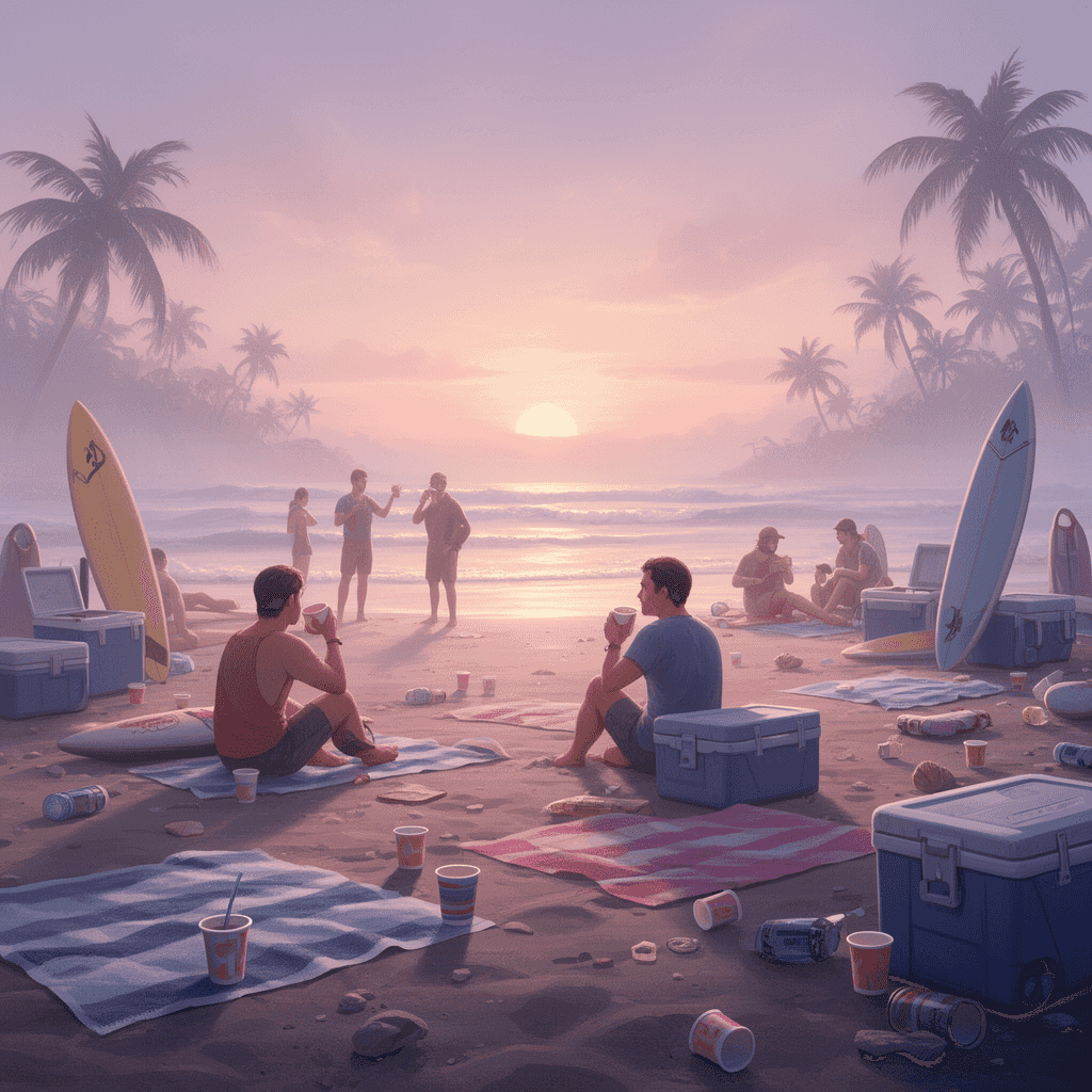 Beach Party example generated with Flux 2