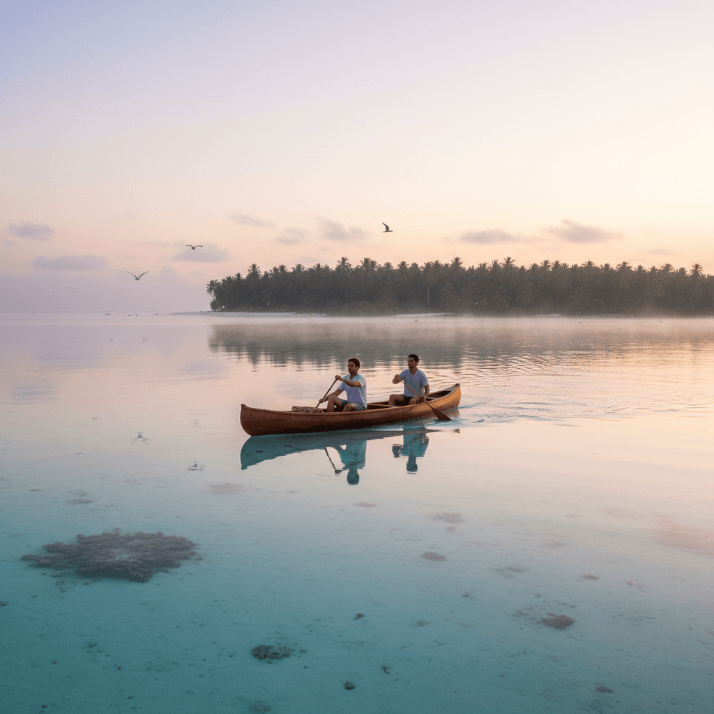 Tropical Paradise example generated with Nano Banana