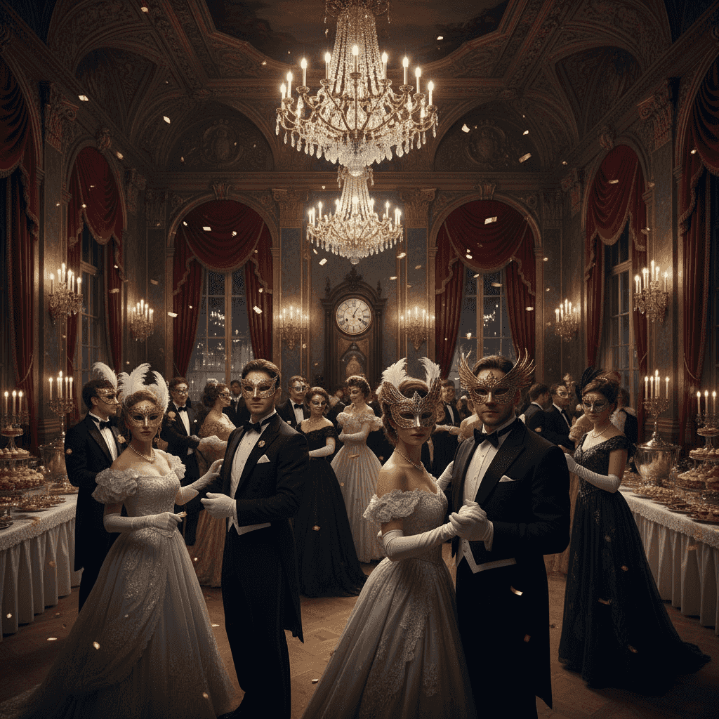 Masquerade Ball example generated with Nano Banana