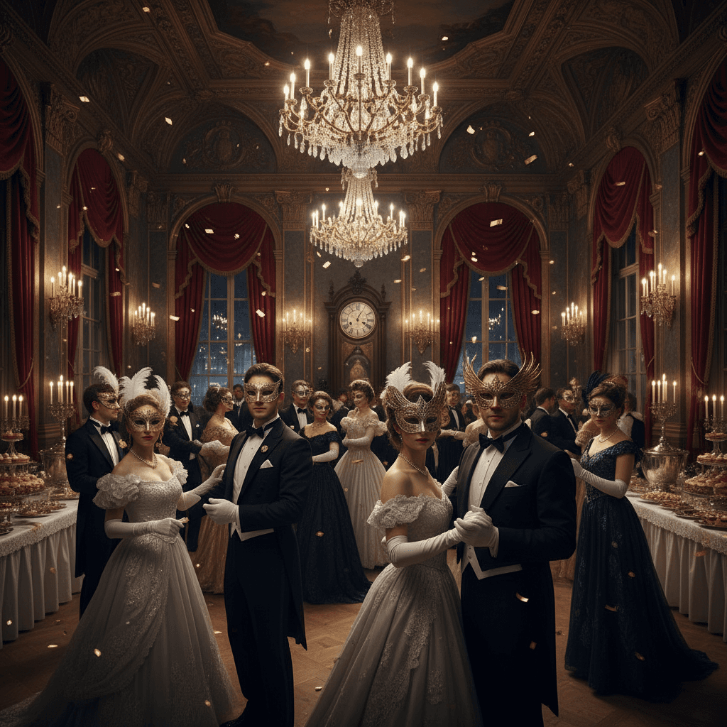 Masquerade Ball example generated with Nano Banana