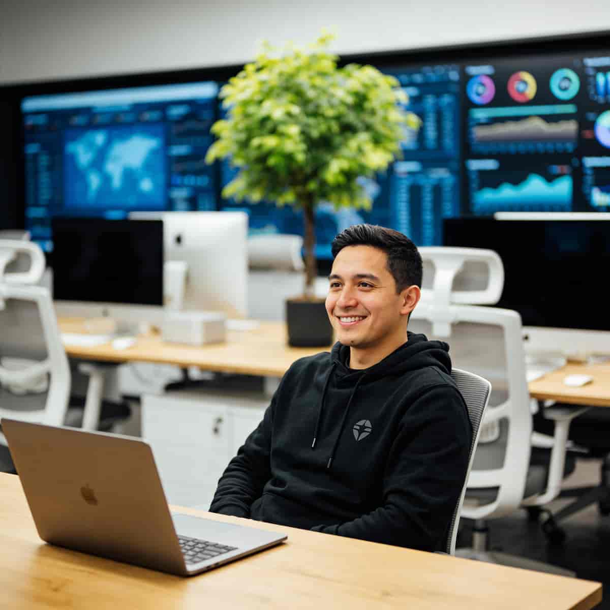 Tech Professional headshot generated with ByteDance SeeDream v4.5