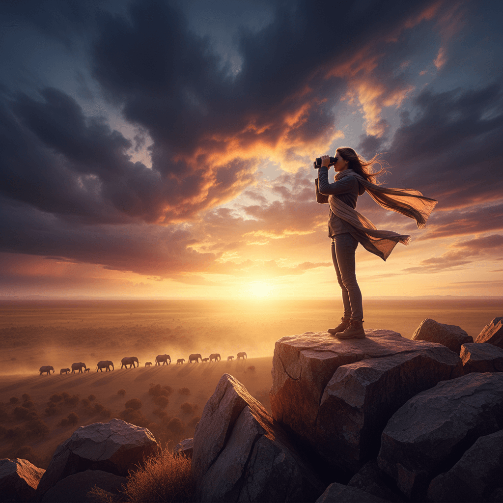 Safari Adventure example generated with Nano Banana