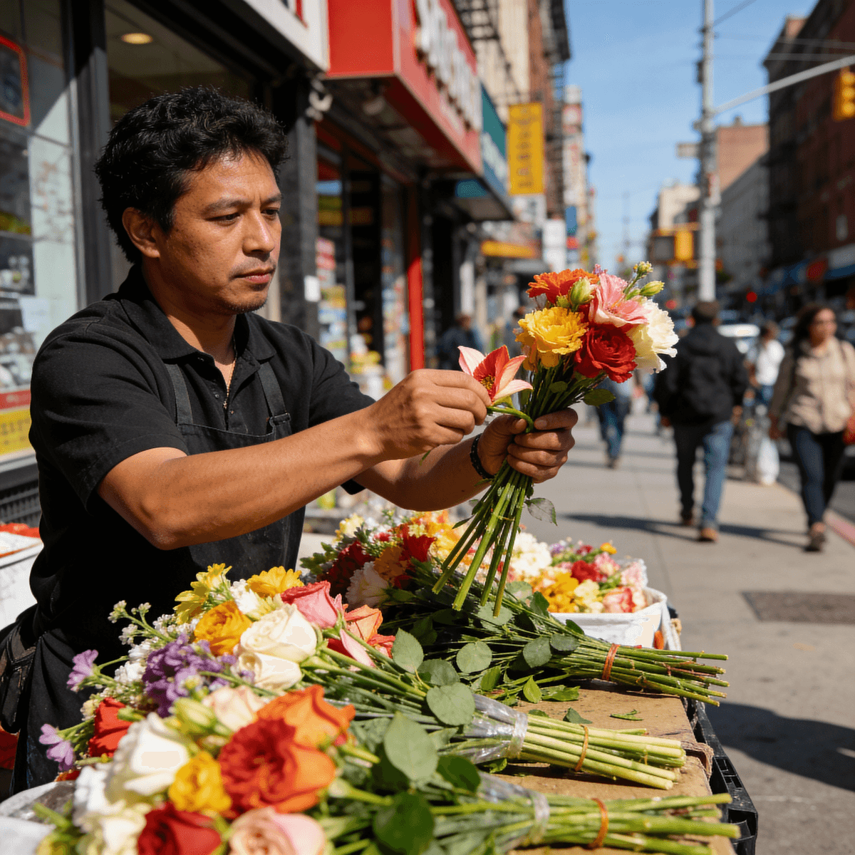 Urban Life example generated with ByteDance SeeDream v4.5