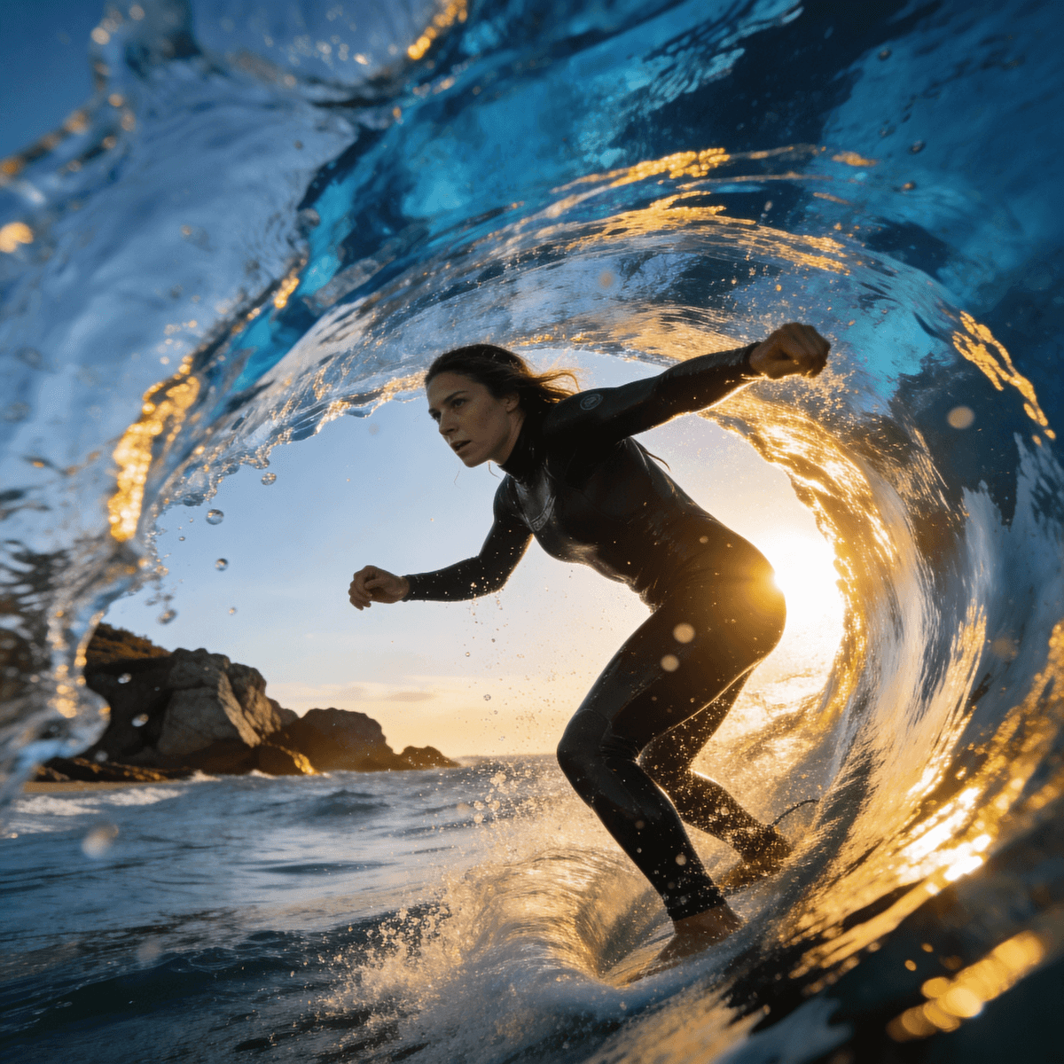 Surfing example generated with ByteDance SeeDream v4.5