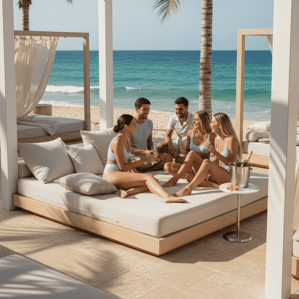 Beach Club example generated with Nano Banana