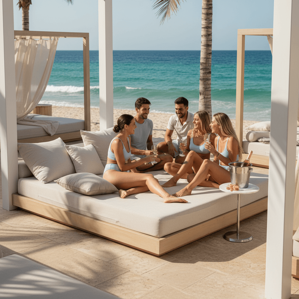 Beach Club example generated with Nano Banana