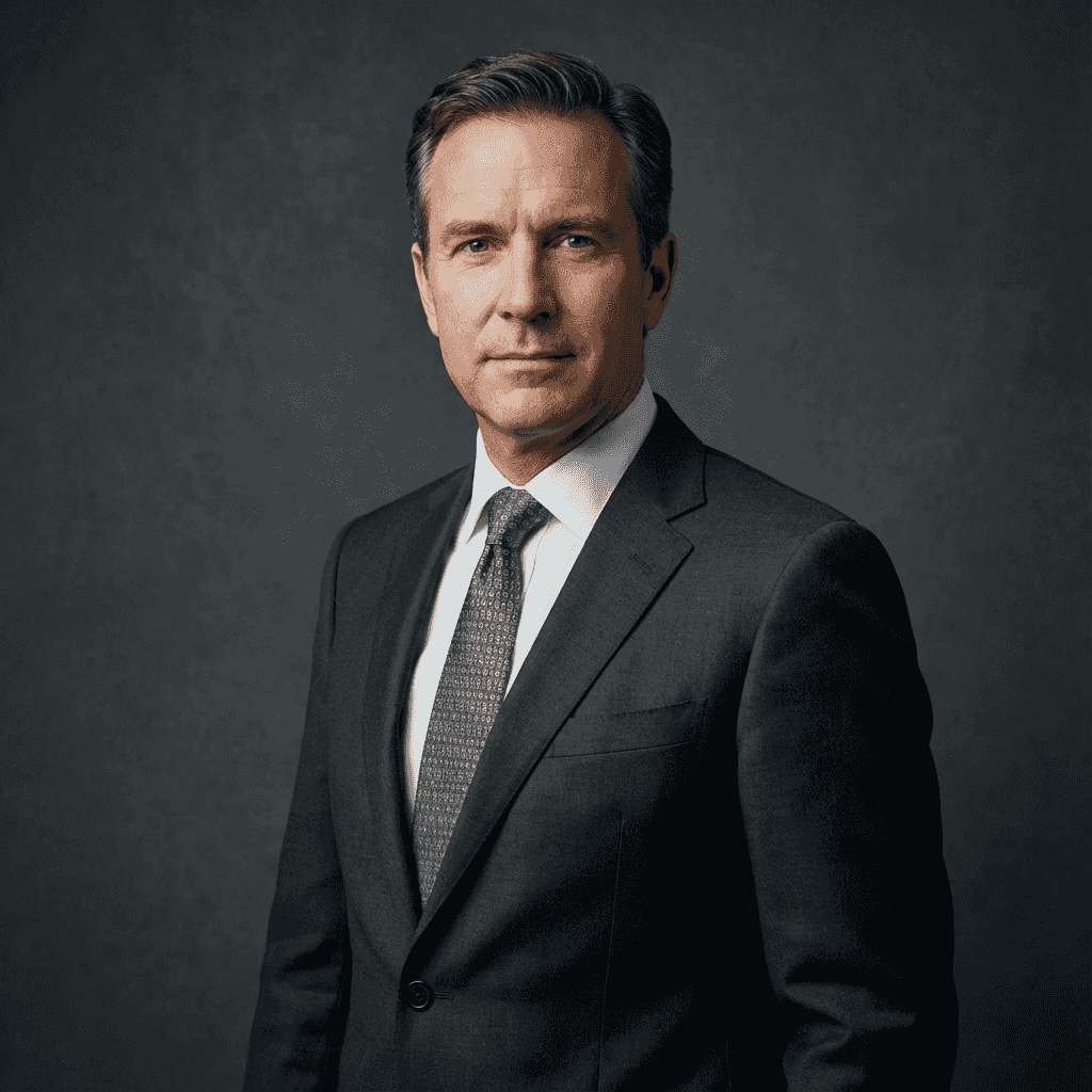 Executive headshot generated with Nano Banana Pro