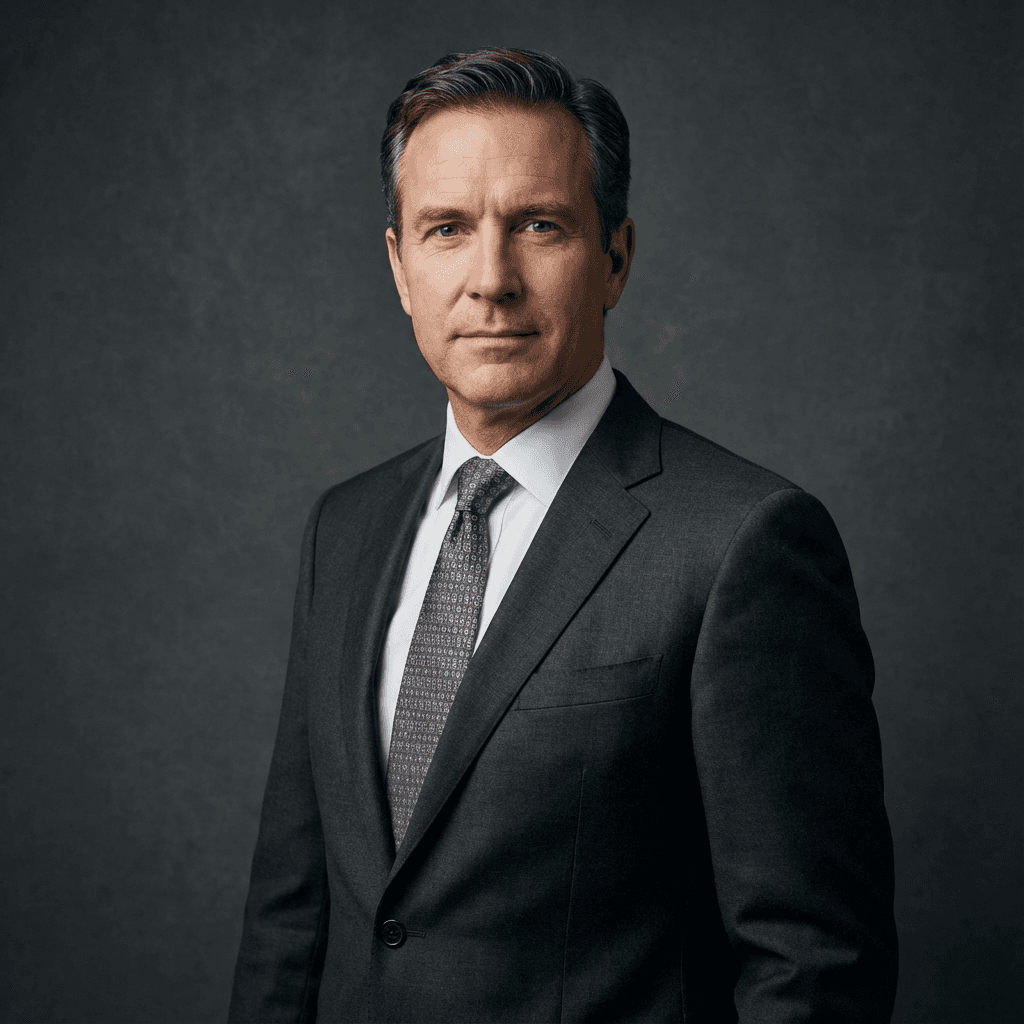 Executive headshot generated with Nano Banana Pro