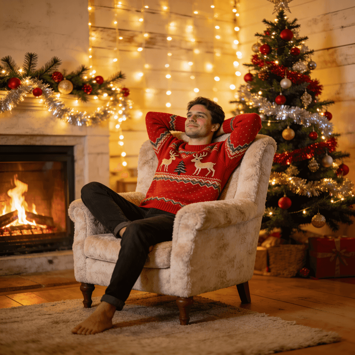 Cozy Christmas example generated with ByteDance SeeDream v4.5